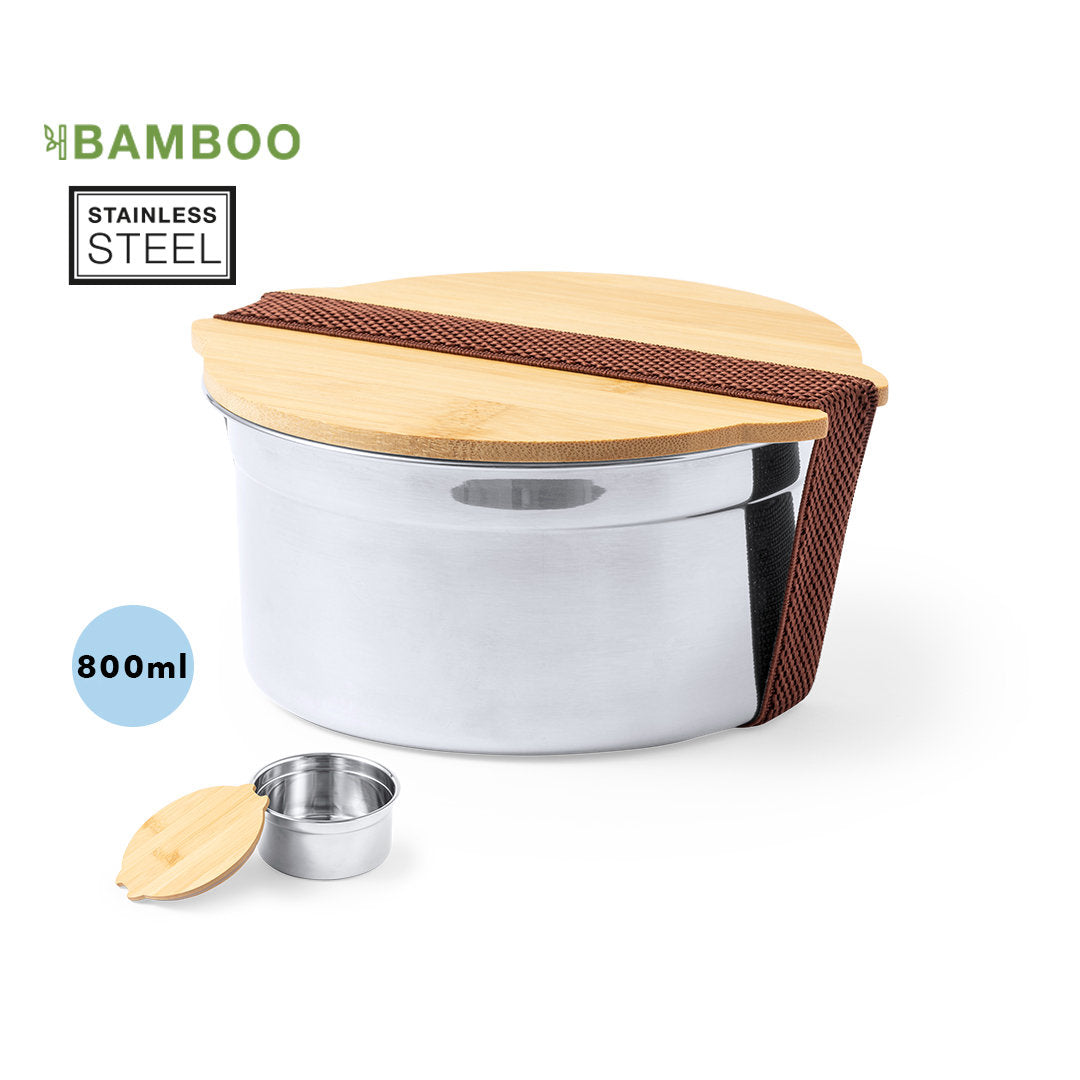 Fiambrera acero inoxidable