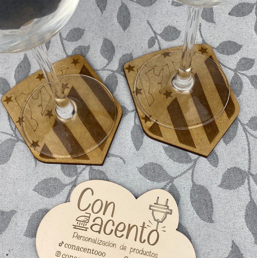 Posavasos escudos