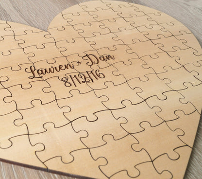 Puzzle de firmas madera
